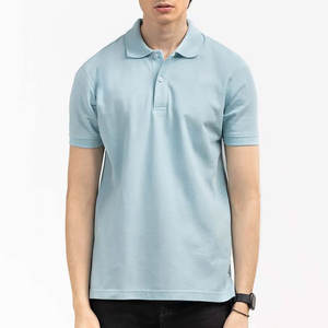 2023เสื้อกอล์ฟผู้ชายแบบลำลองเสื้อยืดโปโลแขนสั้นผ้าฝ้ายโพลีเอสเตอร์ปักโลโก้ OEM ตามสั่ง - Product Image 3