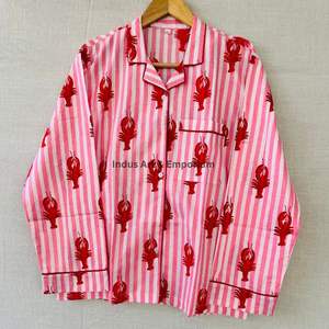 Nuevo Conjunto de Pijama de Algodón para Niños, Hermoso Conjunto de Pijama de Algodón Estampado Indio, Ropa de Dormir 100% Algodón - Product Image 4