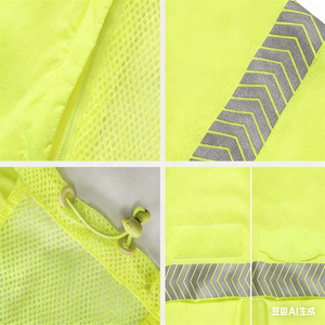 Coupe-vent unisexe léger et fin en polyester, protection UV solaire, sans coutures, haute visibilité, pour sports de plein air, avec logo personnalisé et réfléchissant - Product Image 5
