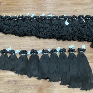 Offres de lots de mèches ondulées naturelles vietnamiennes brutes : Cheveux humains de qualité supérieure tissés à la machine (cuticules intactes, couleur personnalisée) - Product Image 6