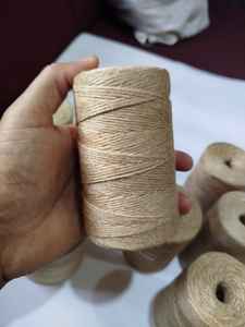 Fil de jute Matériau écologique Texture douce Idéal pour la décoration intérieure Bricolage Artisanat et Créations artisanales soucieuses de l'environnement - Product Image 4