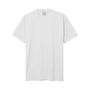 เสื้อยืดแขนสั้นผ้าฝ้าย100% สำหรับผู้ชายสีพื้น230g สีพื้นคอกลมลำลองสีขาวเข้าได้กับทุกชุดฤดูใบไม้ร่วง - Product Image 4