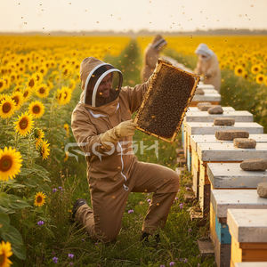 Pro Beekeeping <b>Suit</b> with <b>Full</b> <b>Body</b> Coverage Lightweight, Breathable, Durable Design For Maximum Safety & Comfort In The Apiary - Product Image 3