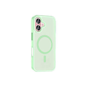 Coque de protection en silicone premium Netzy compatible MagSafe, finition mate, pour iPhone 16 Plus - Gris - Product Image 5