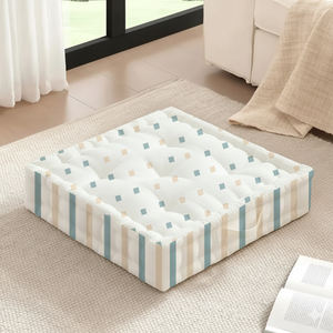 Thick Comfort Box Cushion Soft <b>Foam</b> Padding with Smooth Fabric Cover Elegant Design <b>for</b> Cozy Home <b>Seating</b> - Product Image 1