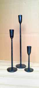 Soporte para velas, 3 portavelas decorativas para el hogar, Hotel, restaurante, linternas de Color negro, jarra decorativa para mesa - Product Image 5