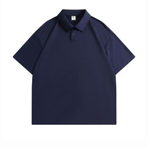 JAC22 DK7180 Chemise en tricot à manches courtes 100% coton pour hommes Pure Cotton Anti-Pilling Feature Solid Pattern Printed Collar Design - Product Image 4