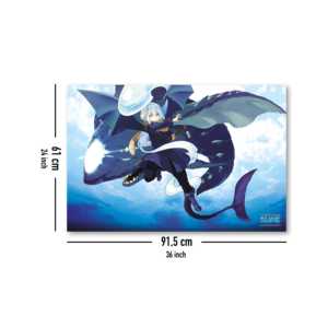 ครั้งนั้นฉันได้กลับมาเกิดเป็นสไลม์ โปสเตอร์อนิเมะที่มีภาพชารีบดิส - Product Image 4