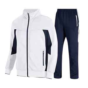Survêtement personnalisable en coton et polyester pour hommes avec manches longues et col à capuche pour les sports d'hiver - Product Image 1