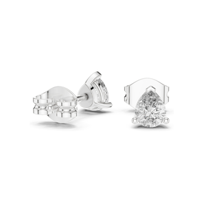 Pendientes de Diamante de Laboratorio en Forma de Lágrima de 0.75 CT para Mujer, Claridad VVS-VS, Color EF, Opciones de Oro de 18KT, 14KT, 10KT y Plata 925, Rosa - Product Image 6