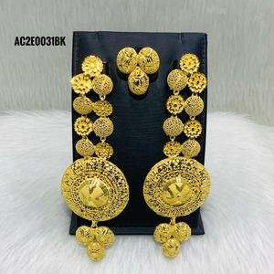 เครื่องประดับ Bijoux USA เครื่องประดับชุดต่างหูชุบทองสำหรับผู้หญิง - Product Image 1