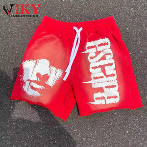 Pantalones Cortos Estampados con Lavado Ácido, Material Transpirable, Personalizados con Logotipo, del Mejor Proveedor, Crea tu Propia Ropa para Adultos - Product Image 4