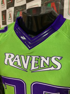 Camiseta de fútbol americano, foto Real, transpirable, de talla grande, bordado, aparejos, sarga, sublimación, pantalones integrados, todas las tallas - Product Image 2