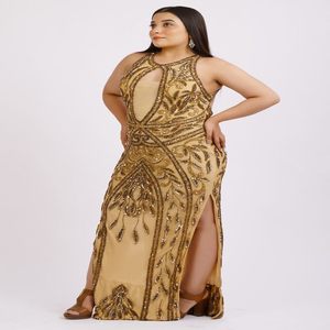 ชุดราตรีดีไซน์เนอร์ระดับไฮเอนด์สำหรับผู้หญิง |   ชุดเดรสทรงเมอร์เมดเข้ารูปหรูหราพร้อมชายกระโปรงยาวสำหรับงานพรีเมียมจากซัพพลายเออร์อินเดีย - Product Image 3