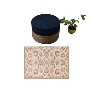 Best Price Custom Woolen Indoor Carpet Hand Knotted Embroidered <b>Entrance</b> Mat Living Room Soft Texture Elegant Area <b>Rug</b> Set - Product Image 4