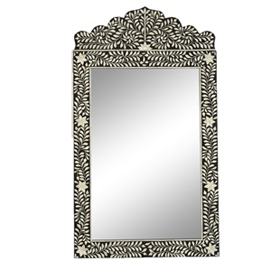 Miroir mural de forme personnalisée avec incrustation d'os pour la décoration de la maison et de l'hôtel Collection de maison Cadre de miroir de luxe - Product Image 6