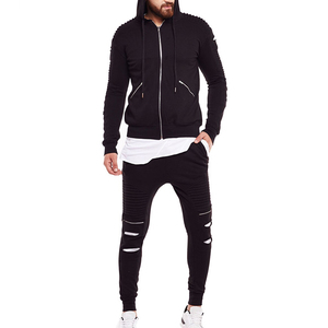 Chándal desgastado de invierno con estampado de alta calidad para hombre, transpirable, de secado rápido, 100% de algodón, varios tamaños, diseño 2 en 1, cintura elástica - Product Image 4