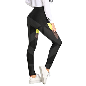 กางเกงโยคะเอวกลางสำหรับผู้หญิง สวมใส่สบาย ระบายอากาศได้ดี ลายเรียบ ดีไซน์ใหม่ล่าสุด รับผลิตแบบ OEM - Product Image 2