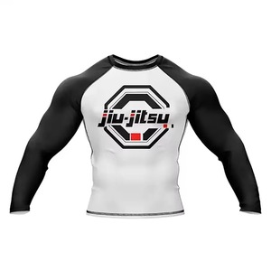 Camiseta de Manga Larga para Hombre, Estilo Ecuestre, Sublimación Personalizada, Camiseta de Jiu Jitsu, Diseña Tu Propia Camiseta - Product Image 1
