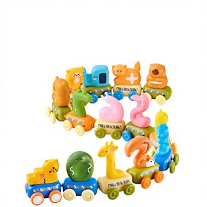 Giocattoli in Vinile all'Ingrosso, Auto e Treni Magnetici Digitali, Camion in Plastica PVC Educativi, Giocattoli a Forma di <span class=keywords><strong>Animali</strong></span> - Product Image 1