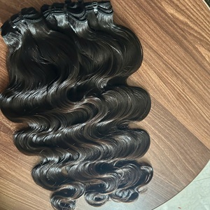 Cabello Remy Vietnamita HD para Cierre, 100g, Doble Trama a Máquina, Venta al por Mayor, Estilo Ondulado Caliente Personalizado - Product Image 5