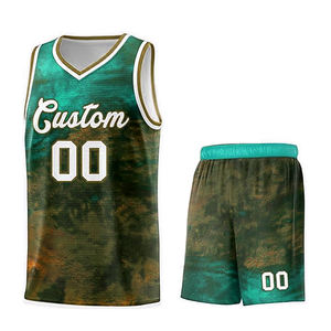 ชุดบาสเก็ตบอลชุดบาสเก็ตบอลสำหรับเยาวชนสไตล์วินเทจ - Product Image 5