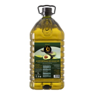 Aceite de Aguacate Casalbert en Botella de Plástico de 5 L, Aceite de Aguacate Natural para Cocinar Alimentos Saludables con un Ligero Sabor a Aguacate - Product Image 1