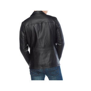 Veste en cuir PU directe d'usine pour homme vestes en cuir pour hommes produit de veste personnalisé à vendre - Product Image 2