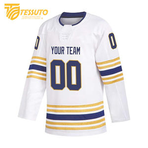 Jersey de hockey sobre hielo bordado personalizado servicio OEM 100% poliéster secado rápido Alta Calidad recién llegado - Product Image 3