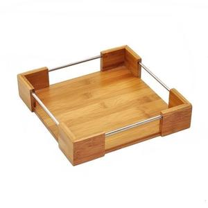 Bandeja Rectangular de Madera Ecológica Moderna de Calidad para Servir Alimentos, Plato de Madera de Mango para Uso en Restaurantes - Product Image 5
