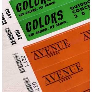 Bracelets imprimés en Tyvek noir basique pour une utilisation promotionnelle - Product Image 1