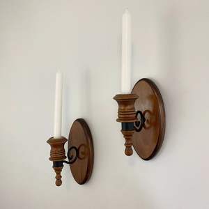 Appliques murales en bois, détaillées, faites à la main, traditionnelles, élégantes, décoratives, pour la maison - Product Image 1