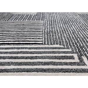 Tapis en laine tufté à la main Caliedo, motif géométrique ivoire, 4 m de large, tapis rectangulaire 9x12 pour la maison, le salon, la chambre, viscose 10 mm - Product Image 3