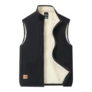 Chaleco de Hombre de Alta Calidad, Brillante, Moderno, Fácil de Usar, Grueso, de Invierno, Tipo Bomber, con Cuello Alto, Brillante, para Adultos - Product Image 1