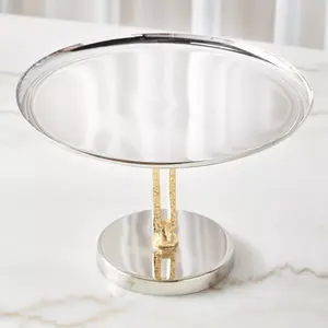   ขาตั้งเค้กโลหะมาใหม่ ขายดี ชุดเค้กอลูมิเนียมสำหรับงานแต่งงาน อุปกรณ์ใหม่ บรรจุภัณฑ์ถุง OPP ขาตั้งเค้กโลหะสำหรับตกแต่ง - Product Image 2