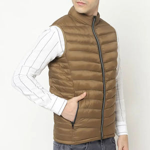 Chaleco Acolchado Personalizado con Logotipo, Ultra Cálido, Ligero, Impermeable, Transpirable, con Forro, 100% Poliéster, Ecológico, para Hombre, Invierno - Product Image 2