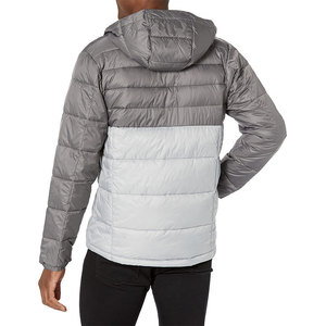 Vente en gros Logo personnalisé vêtements d'extérieur d'hiver pour hommes manteau de duvet chaud avec col montant veste à bulles en cachemire style High Street - Product Image 2