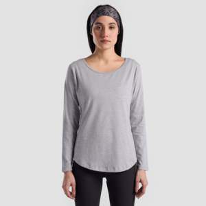 Camiseta Heather Grey Sin Costuras, Transpirable, Estilo Casual, Ropa Deportiva - Product Image 1
