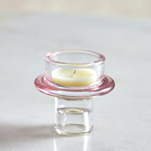 Adorable Glass <b>Candle</b> <b>Holder</b> Elegant Decorative Accent Stylish Table Centerpiece Romantic And Festive Home Display - Product Image 4