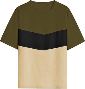 Camisetas para hombre Material de algodón y poliéster de primera calidad OEM Patrón sólido Hecho con material de alta calidad - Product Image 1