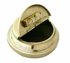 Dazglor ofrece una nueva caja de basura para fumar Cenicero de cuenco dorado de metal de latón a un precio asequible - Product Image 2