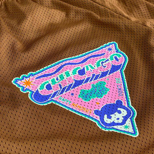 Short d'entraînement de basket-ball en maille de 5 pouces pour hommes, équipement de course à pied à séchage rapide, Streetwear anti-rides, impression DTG solide - Product Image 2