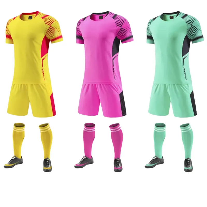 Customization Sublimated Soccer uniform Made in Pakistan Soccer Jersey And Shorts Own Your Design Team Wear Soccer Uniforms