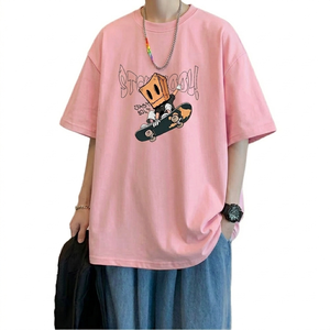 Camisetas Estampadas para Hombre, Estilo Urbano, 100% Algodón Orgánico, Transpirables y Ecológicas, Estampados Personalizables, Manga Corta (180g) - Product Image 1