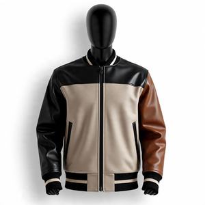 Chaqueta Bomber Varsity de Alta Calidad, Diseño de Lujo para Hombre, Personalizable, con Parches de Lana/Poliéster y Cuero PU - Product Image 5