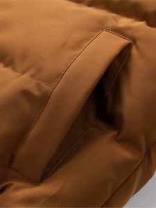 Mode hommes en plein air à capuche bouffant gilet sans manches rembourré veste d'hiver léger décontracté chaud gilet Style de rue - Product Image 6