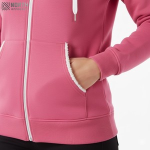 Sudaderas con capucha personalizadas para hombre Sudadera de punto de algodón 100% con cremallera completa, ropa de calle, técnica teñida lisa, sudaderas con capucha de invierno con bolsillo sólido - Product Image 5