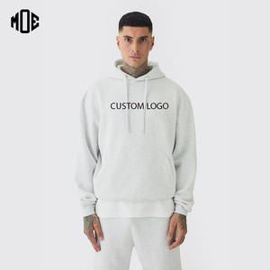 Sudaderas con capucha de algodón 100% para hombre con logotipo personalizado Entrenamiento deportivo transpirable Ropa para correr Bajo MOQ Invierno Teñido liso - Product Image 1