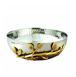 Bols à mélanger en métal de concepteur de vente chaude style de luxe de qualité supérieure pour le dîner et la salade servant des ustensiles de cuisine à bas prix - Product Image 4