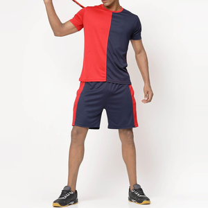 Ropa informal de manga corta de verano para hombre, trajes personalizados para hombre, conjuntos de traje de estilo de gimnasio, conjunto corto de panel para correr, conjunto de algodón transpirable para hombre - Product Image 1
